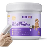 NEW Teeth Cleaning Wipes for Dogs & Cats, Remove