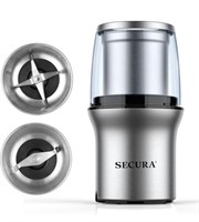 Secura Electric Coffee Grinder and Spice Grinder