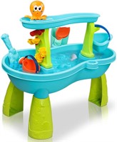 Flooyes Sand and Water Table Toys for Toddlers 1-3