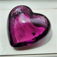 Art Glass Purple Heart