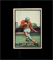 1951 Topps Magic #9 John Karras P/F to GD+