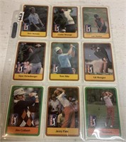 1981 PGA Tour golf cards
