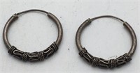 Sterling Silver Hoop Earrings