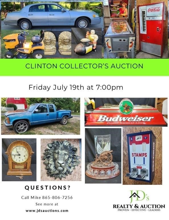 Clinton Collector's Auction