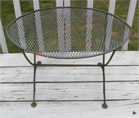 Metal outdoor table