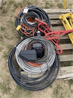 Set of Extension Cords, Wire, Cable