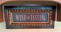 Wine Tasting Decor Sign