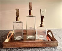 Tray with Decanters