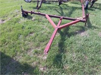 rake hitch for 2 side delivery rakes
