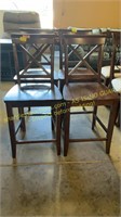 4 ct Bar Height Chairs