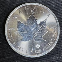2016 1oz Silver Canadian Maple Leaf Privy Mark