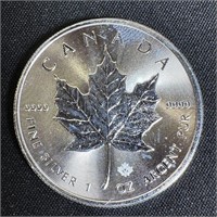 2015 - 1oz Silver Canada Maple Leaf