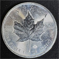 2016 1oz Silver Canadian Maple Leaf Privy Mark