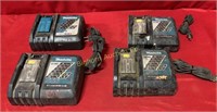 Makita Battery Chargers 7.2 - 18v DC18RC
