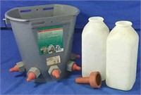 Nursing bottles for sheep, cows, & horses