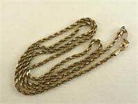 .925 1/13 10kt Necklace - 10.8 grams