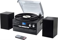 Vinyl Record Player Bluetooth Turntable 3-Spd