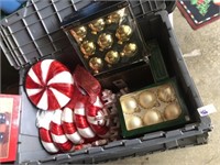 Ornaments + Candy + Storage Tote