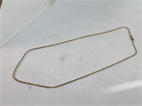 14kt Gold Italian Chain Necklace Hallmarked