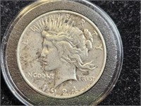 1924 Peace Dollar