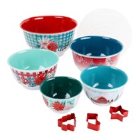 C8332 The Pioneer Woman Bowls & Cookie Cutters Set