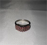 Vintage .925 SS & Ruby Ring