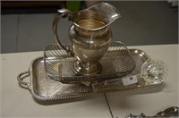 Silver plated serving pcs
