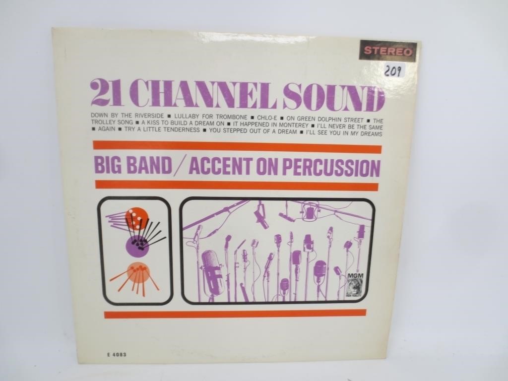21 channel sound Big Band accent on percussion rec