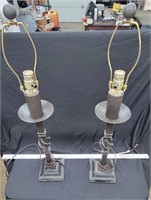 2 Metal Lamps