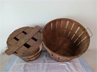 Bushel and half bushel baskets