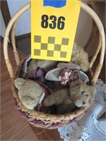 Basket Full of Teddy Bears
