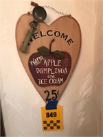 Wall Hanger with Old Ice Cream Scoop