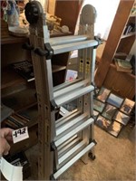 Heavy Duty Folding Aluminum Ladder