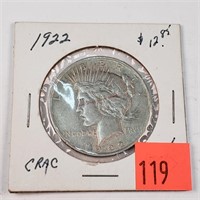 1922 Peace Dollar