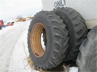 (2) 18.4/38" Goodyear Dyna Torque Radial Tires