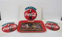 Coke Tray + Card Stock Ads