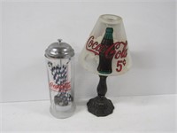 Coke Lamp + Straw Holder