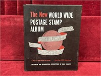 Worldwide Stamp Album w/ Stamps