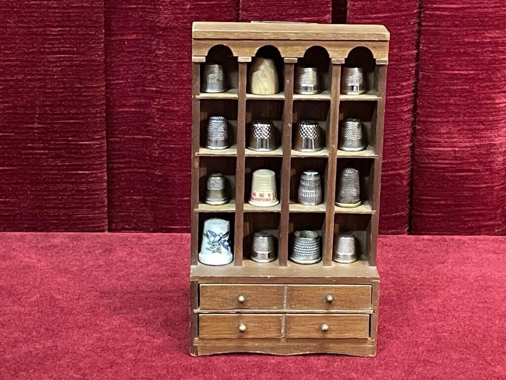 19 Thimbles w/ Stand