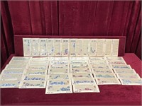 Accumulation of Sorted Canada Stamps