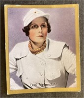 LENI RIEFENSTAHL: Antique Tobacco Card (1935)