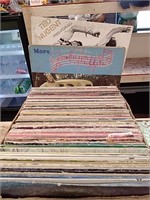 Group of vintage vinyl records
