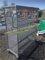 CAGE STYLE ROLLING RACK