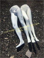 (2) LOWER BODY MANIQUINS