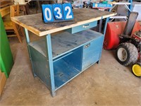 work bench blue 4 ft