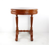 Classic Wooden Oval Side Table