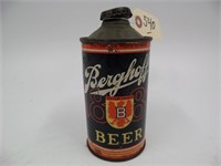 Steel Cone Top Beer Can - Berghoff