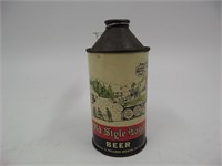 Steel Cone Top Beer Can - Old Style Lager