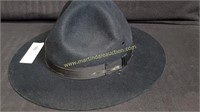 Blue Military Drill Sargent Wool Hat 7-1/4