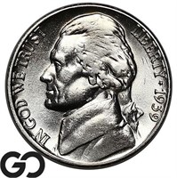 1939-S Jefferson Nickel, Lustrous, Reverse of 1938